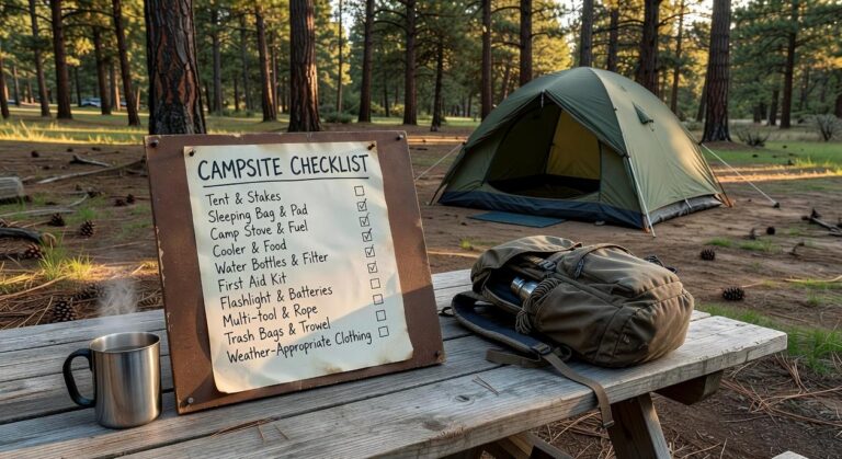 Campsite Checklist