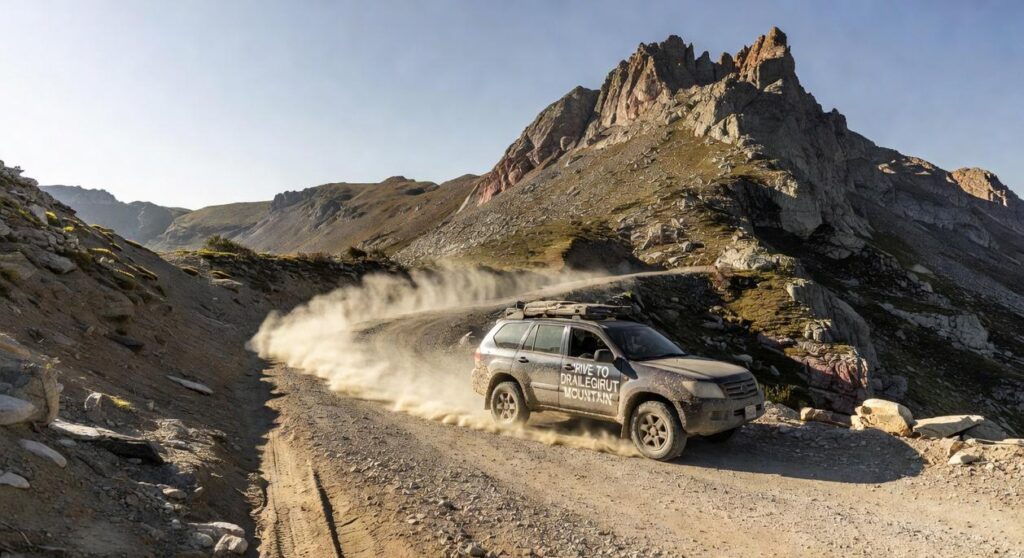 drive to drailegirut mountain