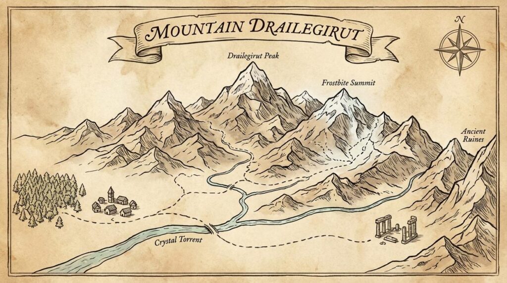 mountain drailegirut map