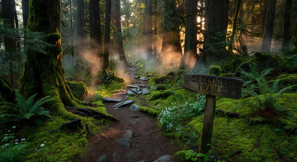 secluded trails