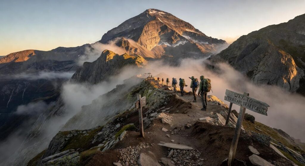 way to mountain drailegirut